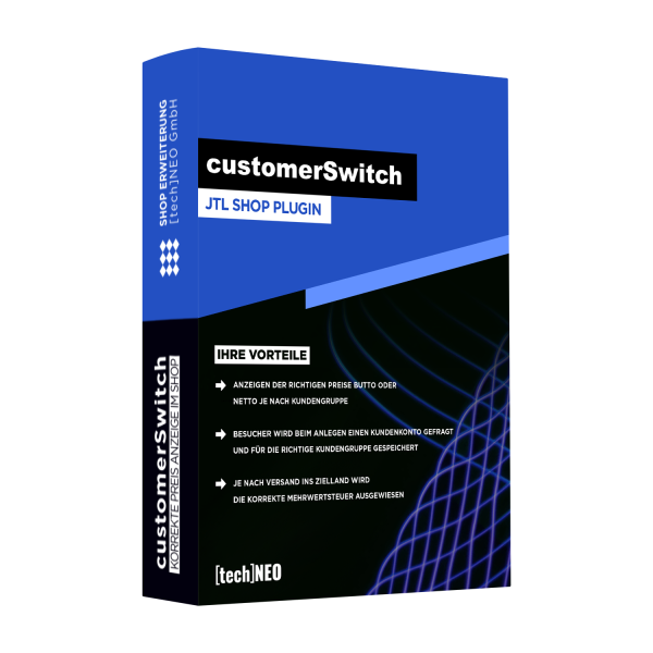 JTL Shop Plugin - customerSwitch by [tech]NEO